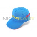 Cappellino TOP KART- COMER blu con ricamo