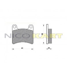 Pastiglia anteriore KZ compatibile LGK/INTREPID/PRAGA/KABS EVO08