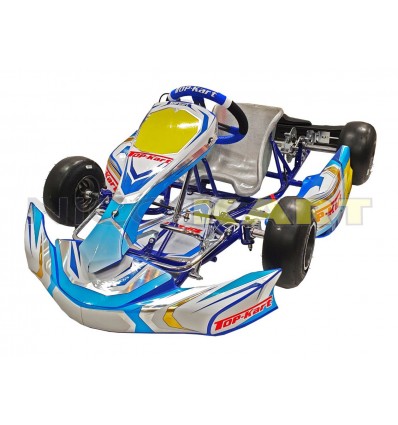 Go-Kart Top Kart Kid Kart BLUE BOY + Motore Comer C 52 + accessori pronto corsa + gomme